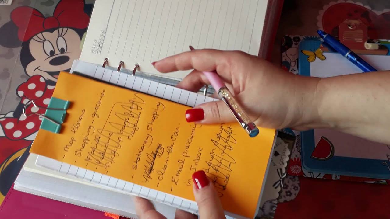 How I plan my Weekly To Do