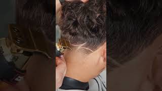 Freestyle taper fade design #barber #freestyle #haircut #taperfade