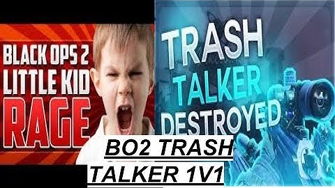 BO2 1v1 VS TRASH TALKER