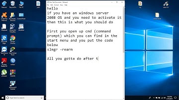 How to activate Windows Server 2008 R2