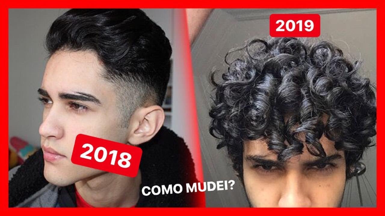 cabelo liso cacheado masculino