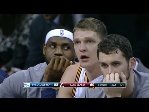 видео: Timofey Mozgov best moments with Cleveland Cavaliers