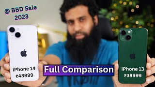 iPhone 14 vs iPhone 13 BBD sale 2023 Full Comparison