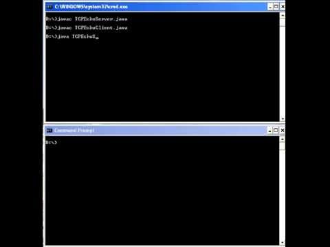 Java: Simple TCP Client Server