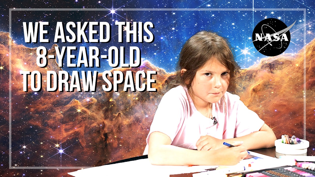 We Asked This 8-Year-Old To Draw Space