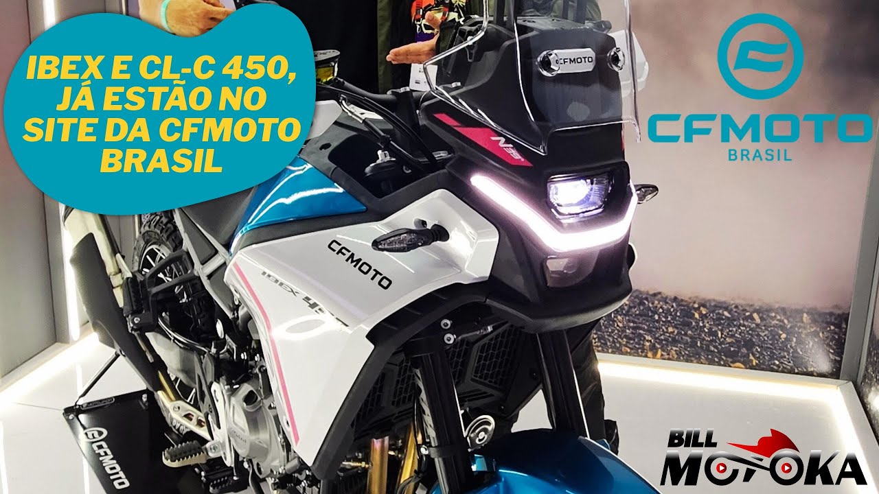 IBEX e CL-C 450 já estão no site da CFMOTO BRASIL, detalhes e novo ...