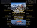 Kami Rita Sherpa Climbs Everest for 32nd Time 🏔️ #shorts #currentaffair91 #everest #news #everest