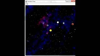 Famous The simulation of Sun System 🌞 on JAVA Profile