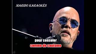 Video thumbnail of "Karaoké Pascal Obispo - Le beau qui pleut 2023"