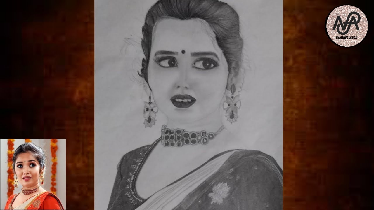 #4 / anikhasurendran / Realistic drawing/Drawing tutorial/nandhu arts