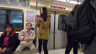 Taipei, Taiwan Full MRT Metro Ride on Orange (Zhonghe–Xinlu) Line 台北捷運中和新蘆線︱(橘線)︱迴龍→南勢角