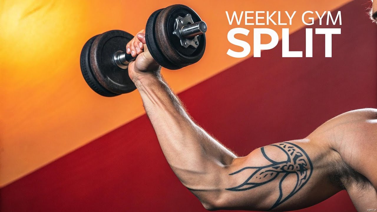 Лучший недельный сплит в спортзале для роста мышц