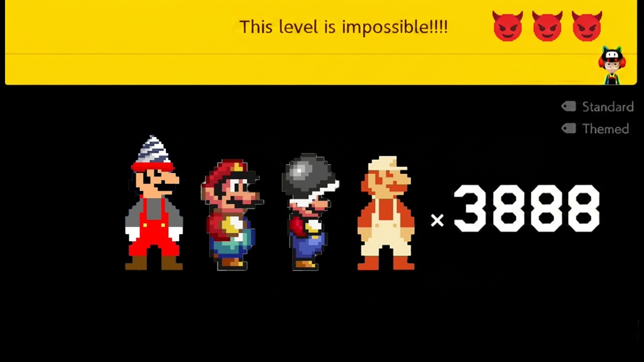 Endless Challenge Took a Terrible Turn | Super Mario Maker 2