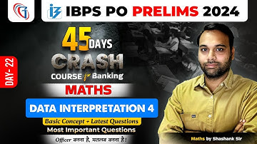 IBPS PO 2024 Maths Classes | Data Interpretation Concepts, Tricks, Shortcuts and All Types Questions
