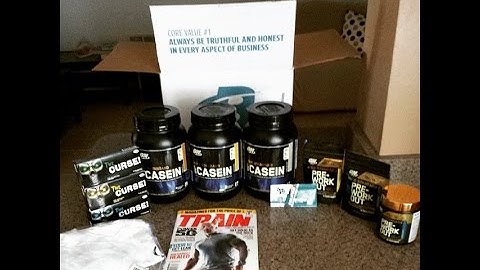Supplement Order from Bodybuilding.com Unboxing Supplement Order