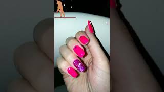 Ricostruzione unghie gel uv 2020 rosa fluo Nail art fatto in casa nails tutorial