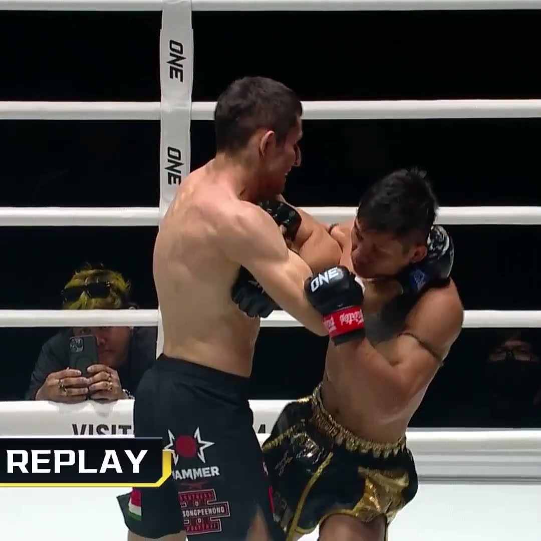 Dmitrii Kovtun DROPS Suablack with a precise elbow ? #ONEFightNight27