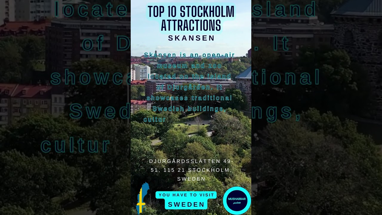 Visit Sweden | Top 10 Stockholm Attractions | Tourist Guide | Skansen Open-Air Museum 