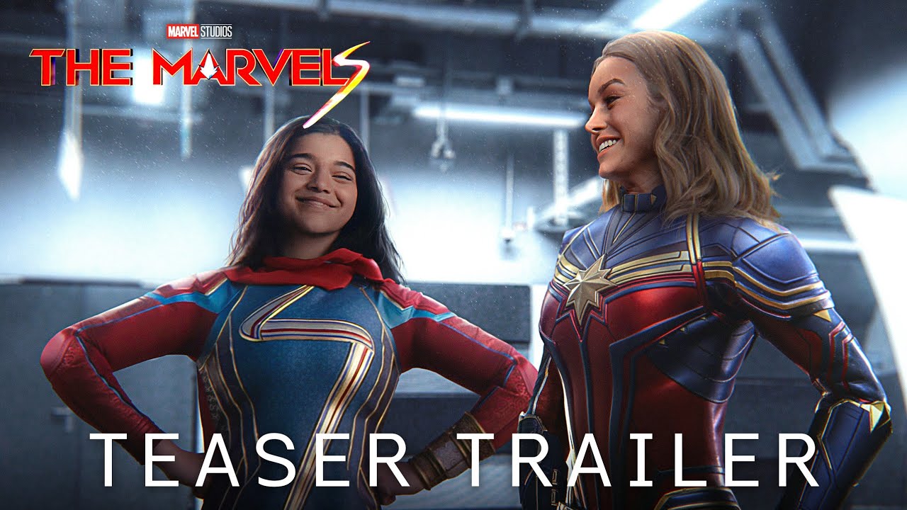 THE MARVELS (2023) OFFICIAL TEASER TRAILER RELEASE DATE ANNOUNCEMENT! 