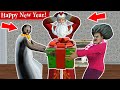 Granny vs Scary Teacher 3D vs New Year&#39;s Gifts vs Santa Claus - funny horror animation (p.286)