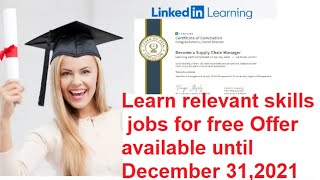 Start developing your skills and earn free certificates with learning paths from LinkedIn