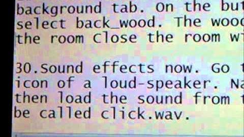 Game Maker 8 Beginner Tutorial: Part 2