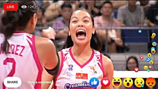 CREAMLINE vs CHOCOMUCHO 🔴 LIVE NOW (APRIL 18, 2024) |PVL ALL FILIPINO CONFERENCE 2024 | REBISCO TEAM