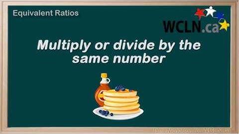 WCLN -Equivalent Ratios