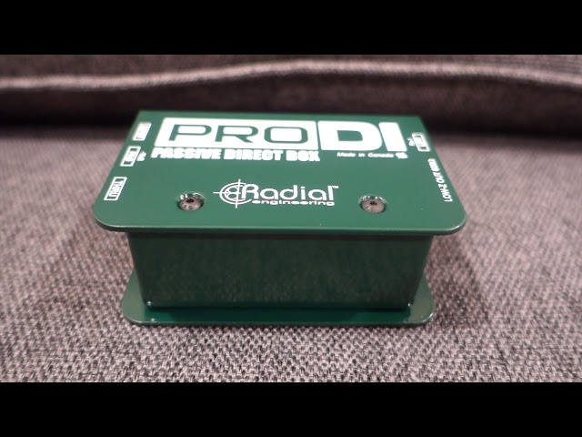 Radial Pro DI 1 Instrument Passive Direct Box (Review) - YouTube