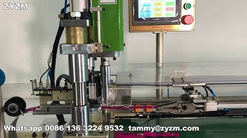 ZHENYU Automatic Ultrasonic Zipper Close End Cutting Machine