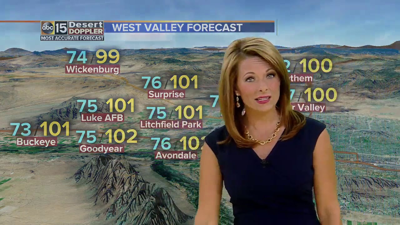 Hot weekend gives way to cooler temps next week - YouTube