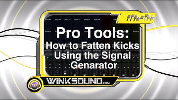 Pro Tools: How To Fatten Kicks Using the Signal Generator | WinkSound
