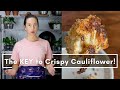 SHAKE AND BAKE CAULIFLOWER | Oven-Baked Crispy Cauliflower (Vegan Recipe)