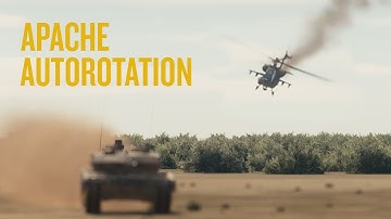 AH-64D Apache Autorotation - DCS World