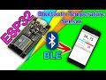 ESP32 Bluetooth(BLE) Temperature Sensor [OLD METHOD]