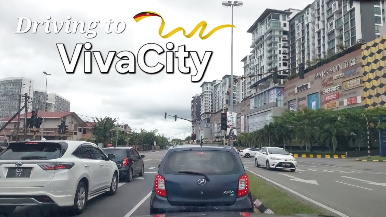 Kuching drive BDC TO VIVACITY via Jalan Tun Jugah⭐️Bumi Kenyalang❤️