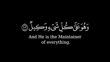 ذَلِكُمُ اللَّهُ رَبُّكُمْ ] كروما شاشة سوداء قرآن  - سورة الأنعام  | الشيخ د. ياسر الدوسري