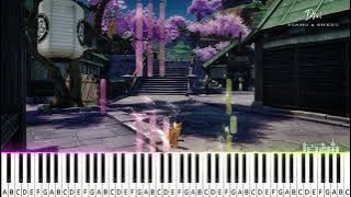GENSHIN IMPACT | Streets of Elegance (Inazuma OST) (Piano Tutorial)