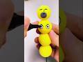 DIY idea 💞 How to make easily clay art😍with Super clay #trend​​ #clay​​ #music​​ #funny​​ #clay