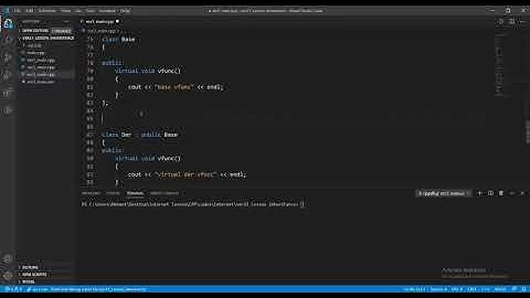Nesneye Yönelik Programlama - CPP/C++ - Ders 155  - C++ - Inheritance/PolyMorphism - Part 13
