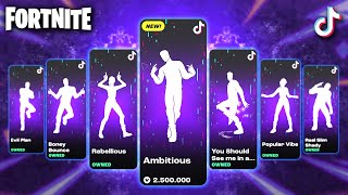 TOP 50 Fortnite TikTok Dances & Icon Series Emotes