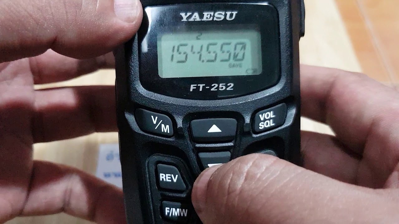วิธีสแกน (Scan) Yaesu FT259 252