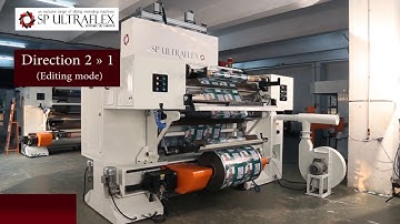 Web Inspection Rewinder WIR REV equipped with 100% Defect Detection system