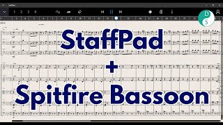 Spitfire Bassoon + StaffPad | The Sorcerer's Apprentice, Paul Dukas