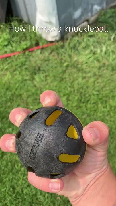 How To Throw A Knuckleball In Wiffle Ball How to throw a knuckleball #wiffleball - YouTube
