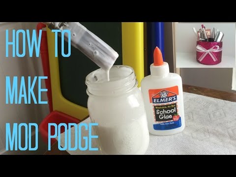 Mod Podge vs. Glue