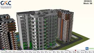 Residential Building Simulation in Synchro 4D