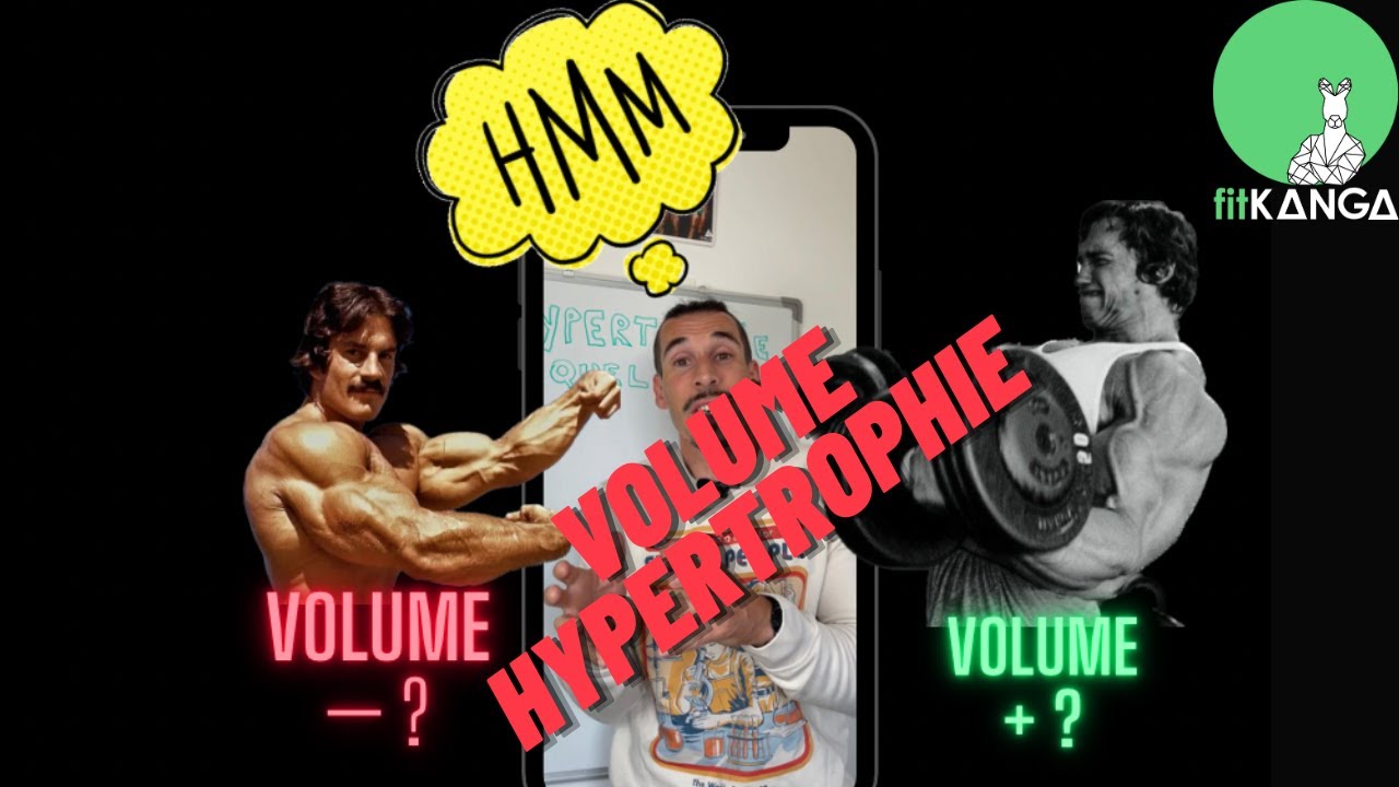 Quel volume d'entraînement pour l'hypertrophie ?