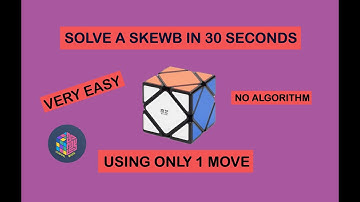 How to solve a Skewb using only one move | NO ALGORITHM|