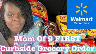 Grocery Shopping At Walmart: Curbside Pickup ($187.55)